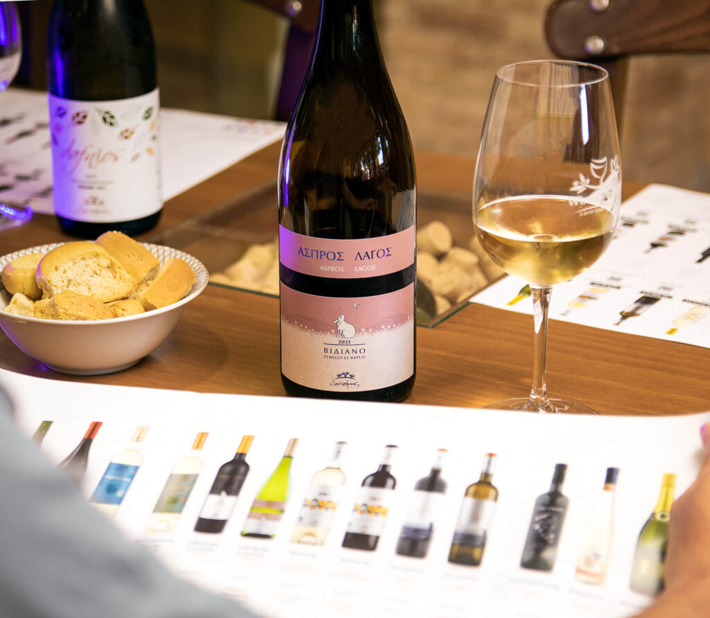 Γευσιγνωσία οίνου στον Αμπελώνα