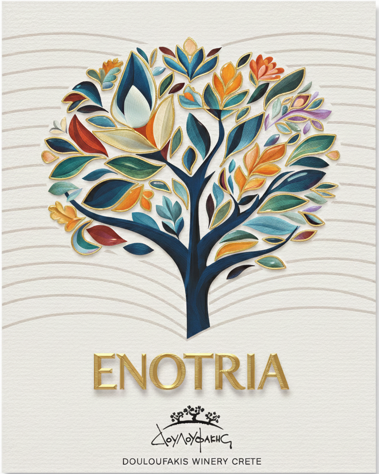 douloufakis-enotria-white-wine-label Enotria Λευκός