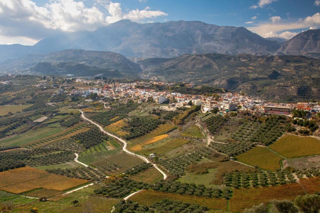 Dafnes village near Heraklion, Crete