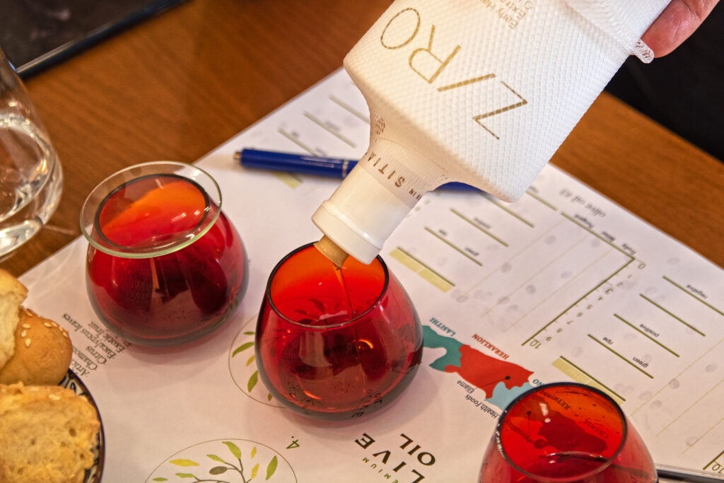 olive oil tasting 